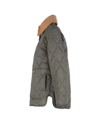 Barbour - Grantley - Giacca cerata impermeabile verde salvia con cappuccio